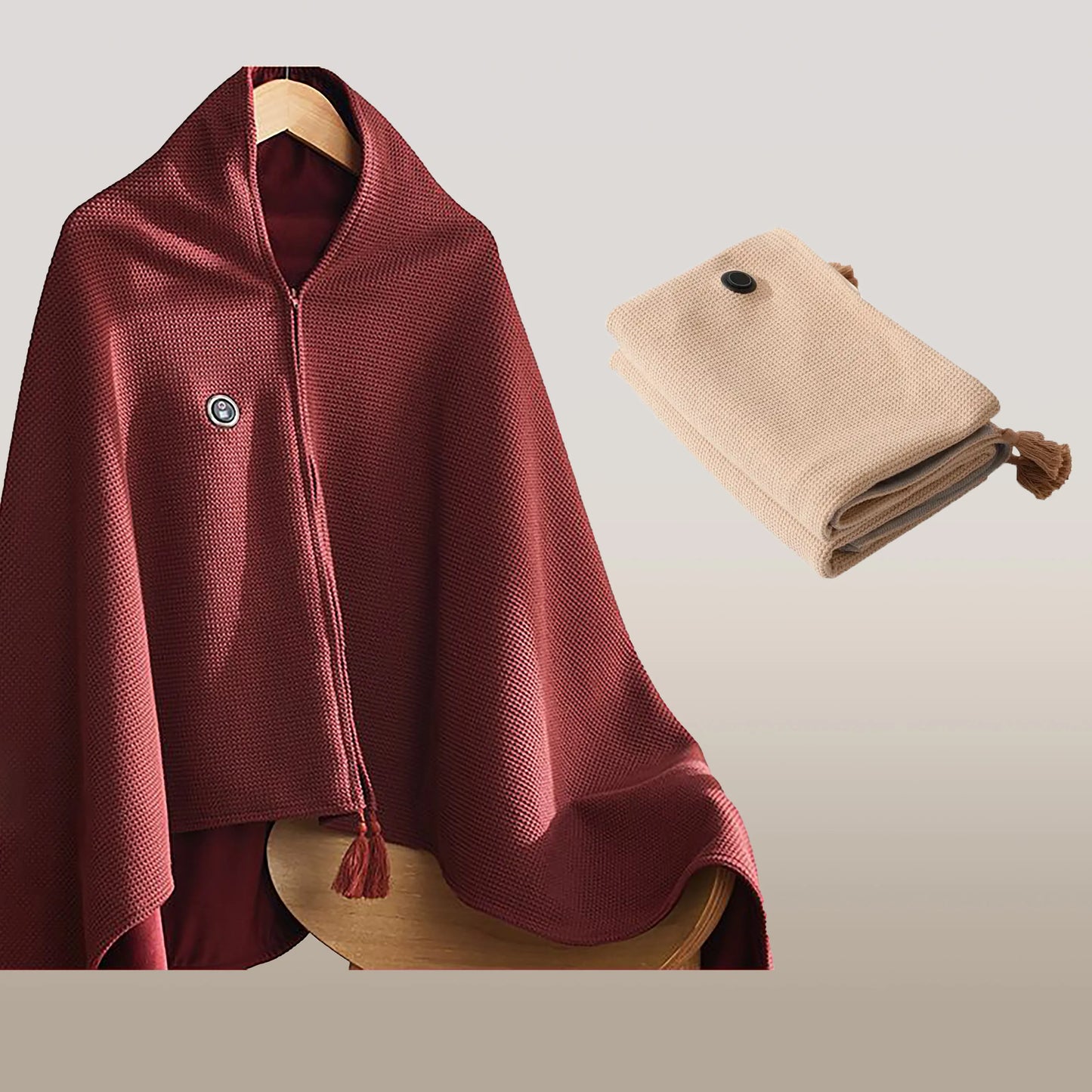 CozyHeat Portable Heated Blanket – USB-Powered Travel Throw with Fast Warming Fleece