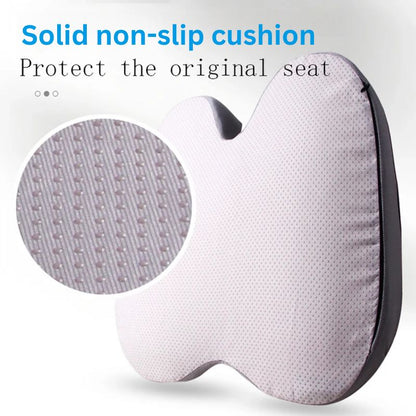 Ergonomic Memory Foam Car Seat Cushion – Tailbone & Sciatica Support Pillow