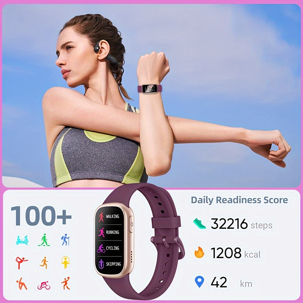 AquaFit Waterproof Smartwatch – Long Battery Life Fitness Tracker for Active Lifestyles