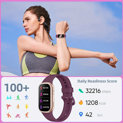 AquaFit Waterproof Smartwatch – Long Battery Life Fitness Tracker for Active Lifestyles