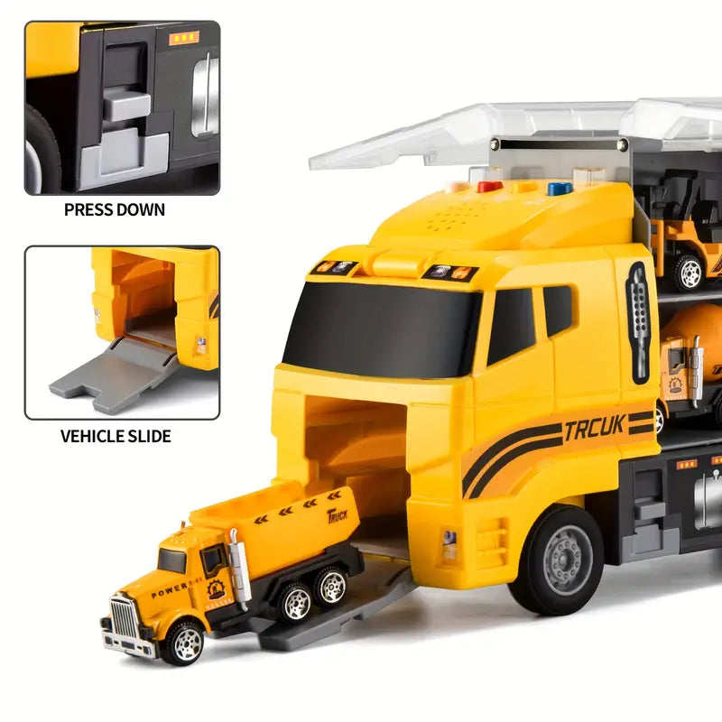 MiniTruck Toy Construction Vehicle Set for Kids | Educational Building Toy for Ages 3–9