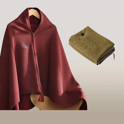 CozyHeat Portable Heated Blanket – USB-Powered Travel Throw with Fast Warming Fleece