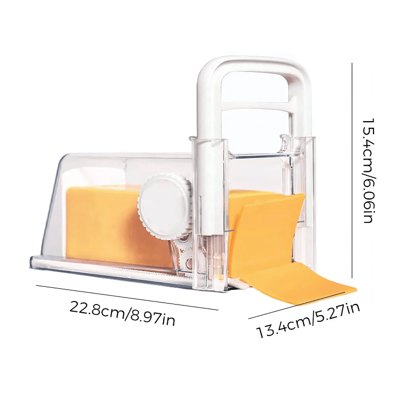 CheeseMaster – 4-in-1 Cheese Slicer & Grater with Built-In Storage