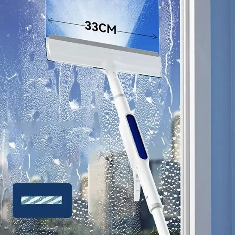 CleanView 3-in-1 Window Wiper – Built-In Spray, Microfibre Cleaning & Streak-Free Shine