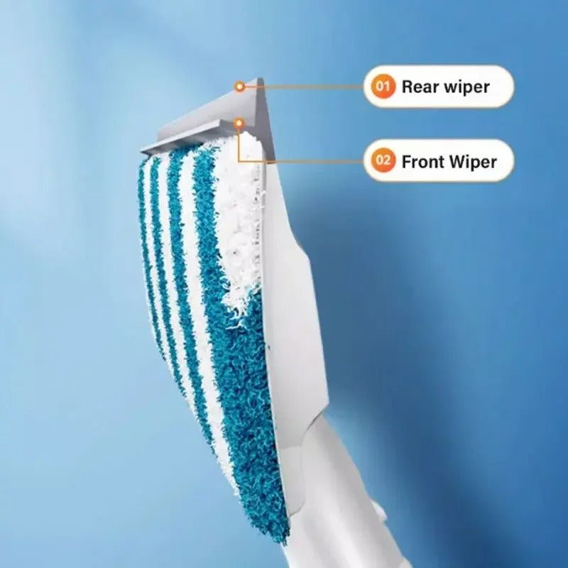 CleanView 3-in-1 Window Wiper – Built-In Spray, Microfibre Cleaning & Streak-Free Shine