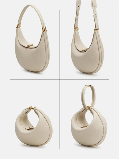 Thonia – Chic Minimalist Half-Moon Shoulder Bag Elegant Modern Crossbody Purse for Women