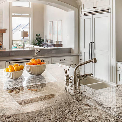 GreenCuisine Transparent Cutting Board with Anti-Slip Grip – Modern Acrylic Chopping Board 40x30cm