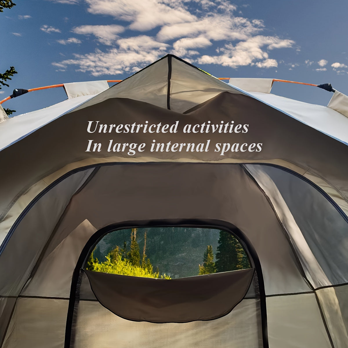 QuickCamp 4-Person Pop-Up Tent with UV Protection – Instant Setup Camping Shelter