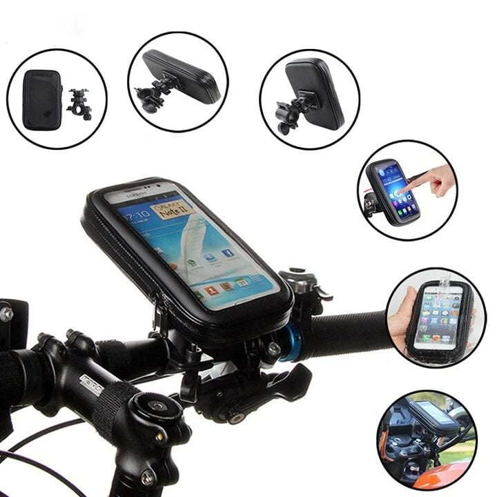 15W Power Bank Waterproof Bike Handlebar Phone Mount
