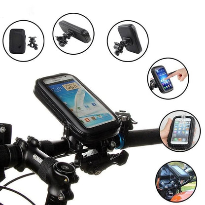 15W Power Bank Waterproof Bike Handlebar Phone Mount