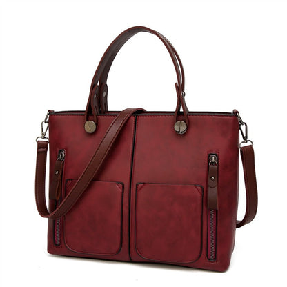 Elly – Women’s Vintage Leather Shoulder Bag | Handmade & Elegant Design