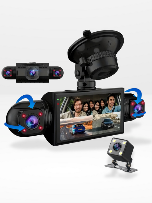 360° Car Dashcam | DashGard Pro CX360 | Full HD Driving Recorder with Night Vision & Parking Monitor