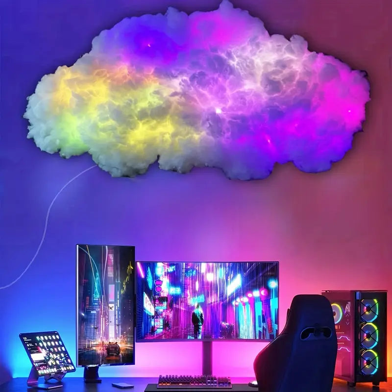 Smart LED Cloud Light – RGB Music-Sync Decorative Lamp with App Control