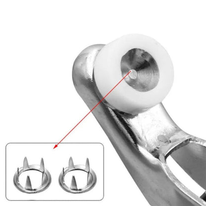 SnapPliers Snap Fastener Pliers – Precision Tool for Easy Button Attachment on Fabric, Leather & DIY Projects