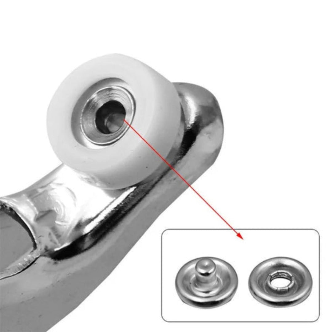 SnapPliers Snap Fastener Pliers – Precision Tool for Easy Button Attachment on Fabric, Leather & DIY Projects