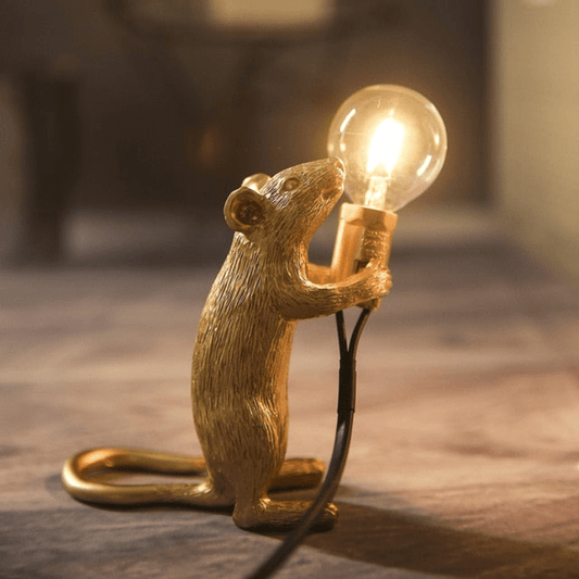 Doctor Mousey – Original Designer Mouse Lamp for Tabletop or Shelf