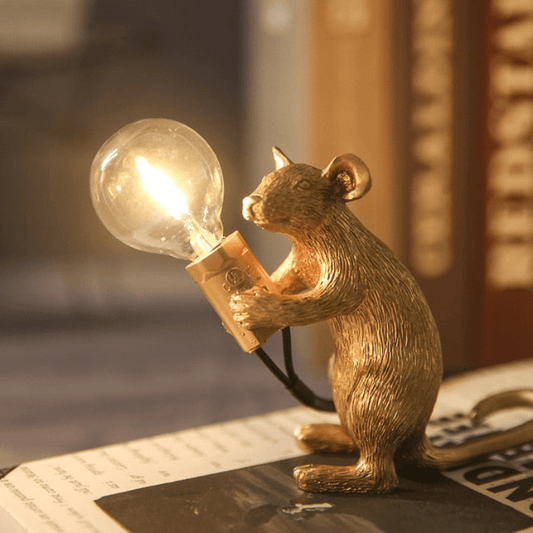 Doctor Mousey – Original Designer Mouse Lamp for Tabletop or Shelf