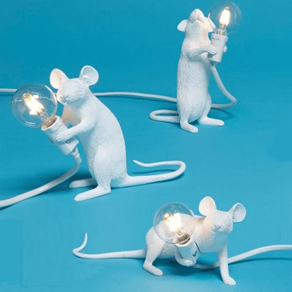 Doctor Mousey – Original Designer Mouse Lamp for Tabletop or Shelf