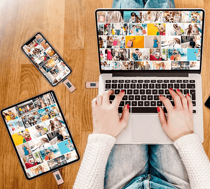 PhoneStick – Instant Photo & Video Backup Drive for iPhone, Android, Tablet & PC