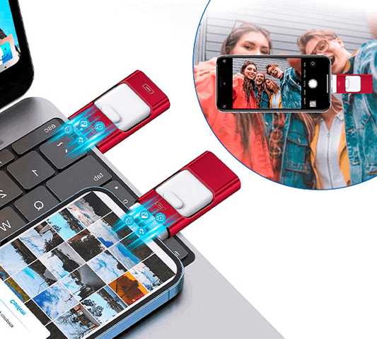 PhoneStick – Instant Photo & Video Backup Drive for iPhone, Android, Tablet & PC