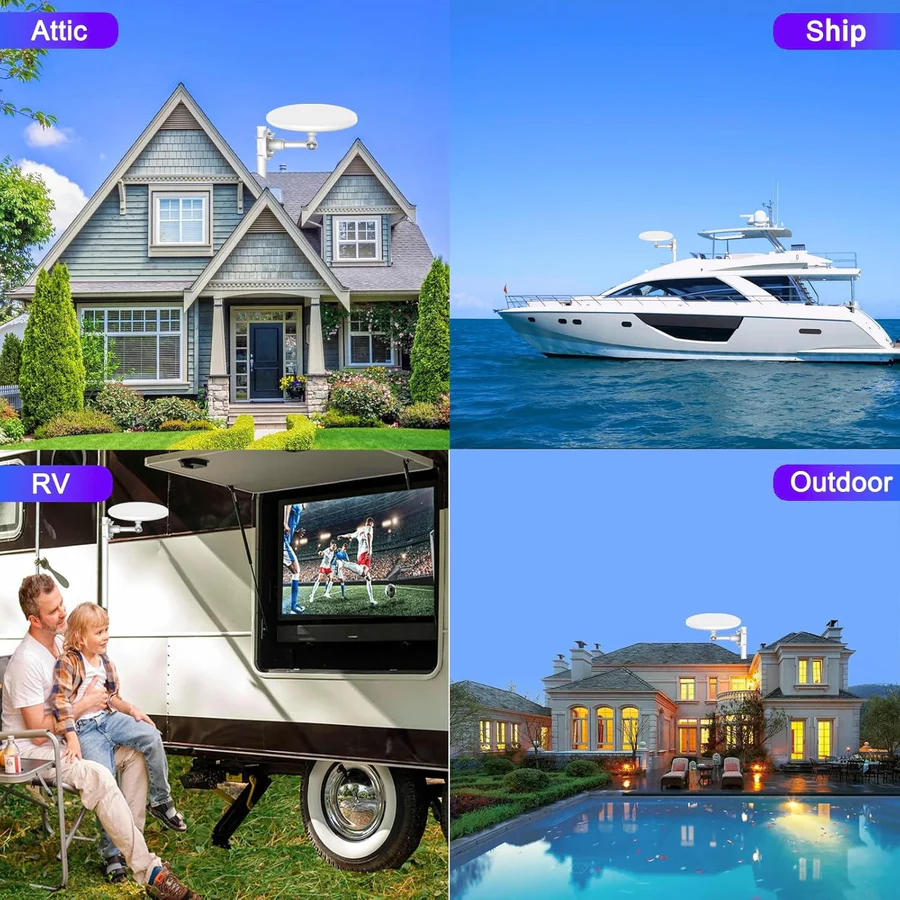 2025 Long Range Outdoor Digital HD TV Antenna | Free HD & 4K Channels