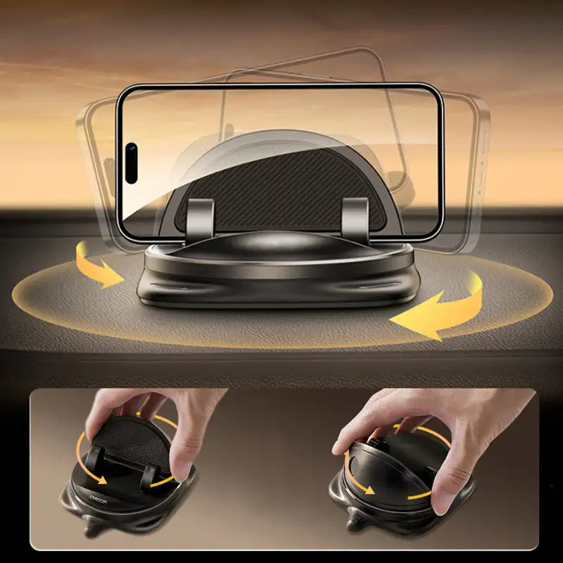 360° RotateX – Universal Rotating Car Phone Holder | Secure & Adjustable Mount for All Smartphones