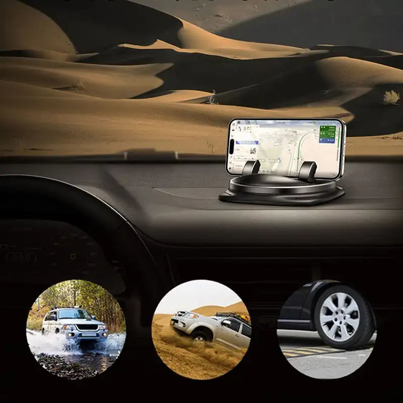 360° RotateX – Universal Rotating Car Phone Holder | Secure & Adjustable Mount for All Smartphones