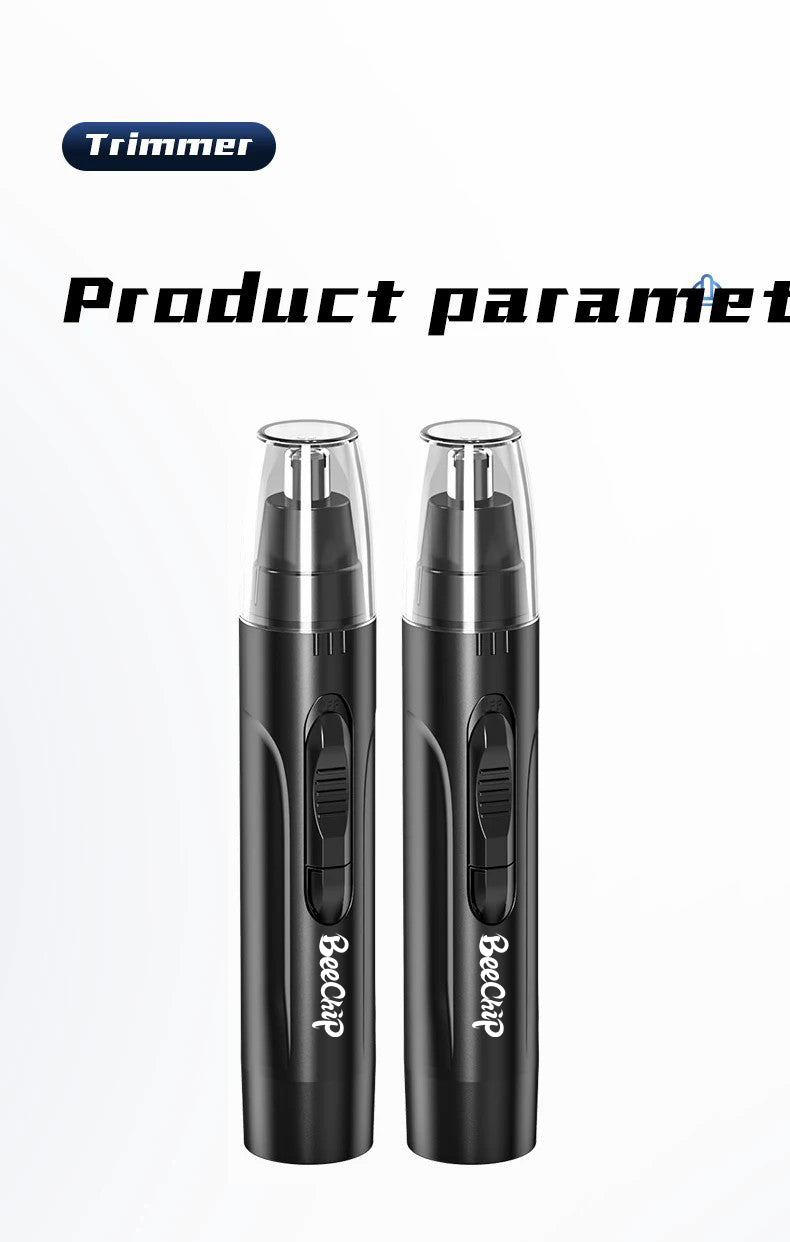 Rechargeable Nose & Ear Hair Trimmer for Men and Women – Pain-Free Precision Grooming Tool