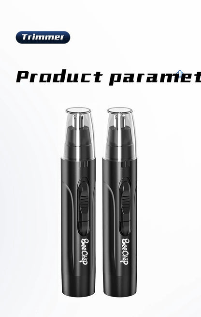 Rechargeable Nose & Ear Hair Trimmer for Men and Women – Pain-Free Precision Grooming Tool
