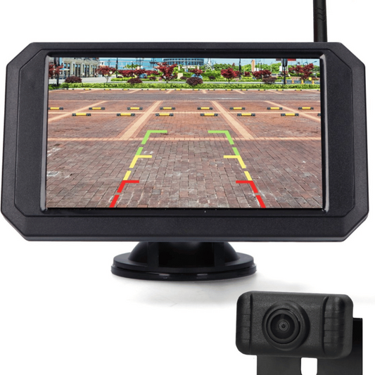 Wireless Rear View Camera with 5" or 7" Monitor – 20m Night Vision & Waterproof Reversing System for Car, Van & Camper