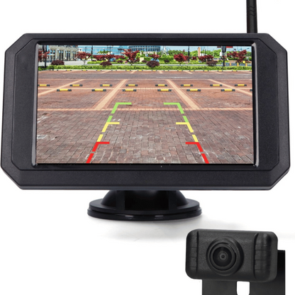 Wireless Rear View Camera with 5" or 7" Monitor – 20m Night Vision & Waterproof Reversing System for Car, Van & Camper