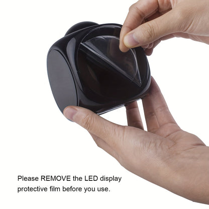 TimeCast Clock – Modern LCD Projection Alarm Clock with Wall & Ceiling Display