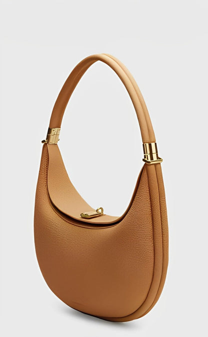 Thonia – Chic Minimalist Half-Moon Shoulder Bag Elegant Modern Crossbody Purse for Women