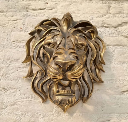 Metal Lion Head Wall Art – Bold & Elegant Metal Wall Décor for Indoors and Outdoors