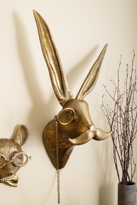 Unique Animal Head Wall Decor – Stylish & Playful Home Accent