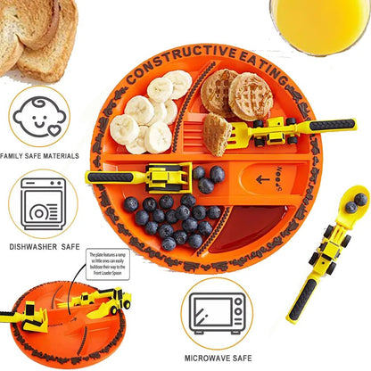 Balanced Bite Kids’ Construction Meal Set – Healthy Eating Made Fun