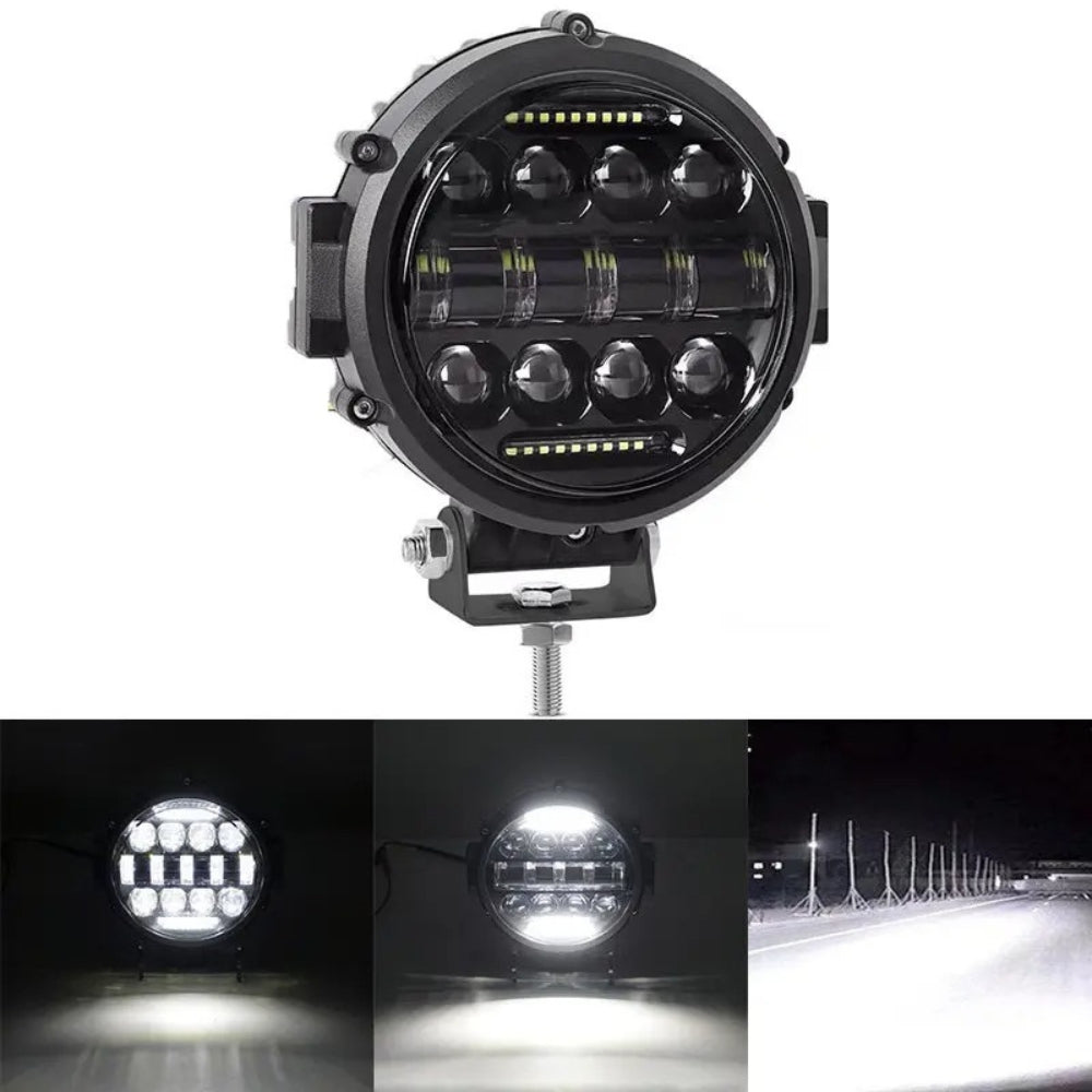 High Power LED Driving Light 7" | Long-Range Car & 4x4 Spotlight