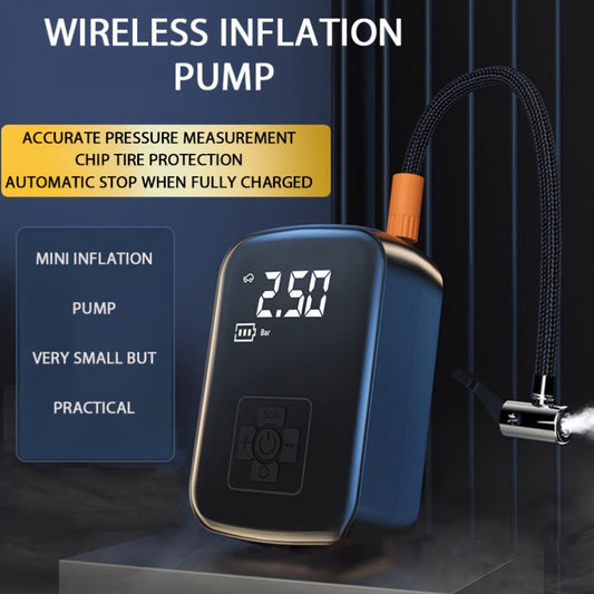 AirPump Pro – Portable Air Compressor with Digital Display & LED Light