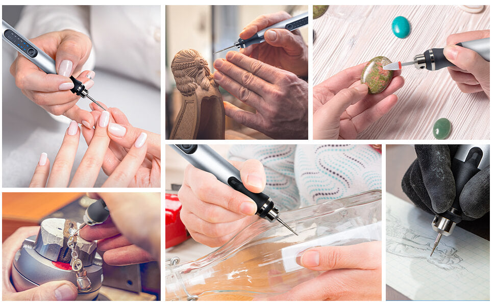 Professional Engraving Pen – Rechargeable Handheld Electric Engraver for Metal, Glass, Wood & More