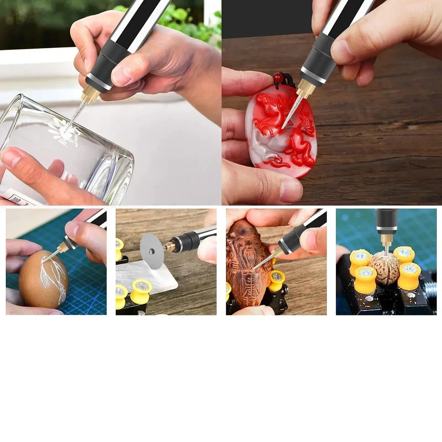 Professional Engraving Pen – Rechargeable Handheld Electric Engraver for Metal, Glass, Wood & More