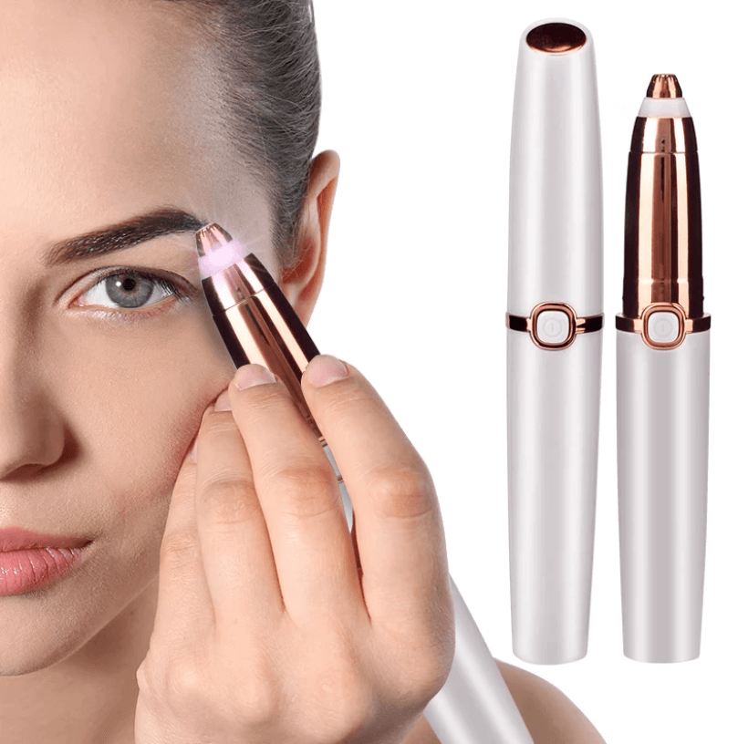 PrecisionBrow Electric Eyebrow Epilator – Painless Hair Remover for Flawless Brows