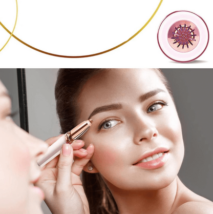 PrecisionBrow Electric Eyebrow Epilator – Painless Hair Remover for Flawless Brows