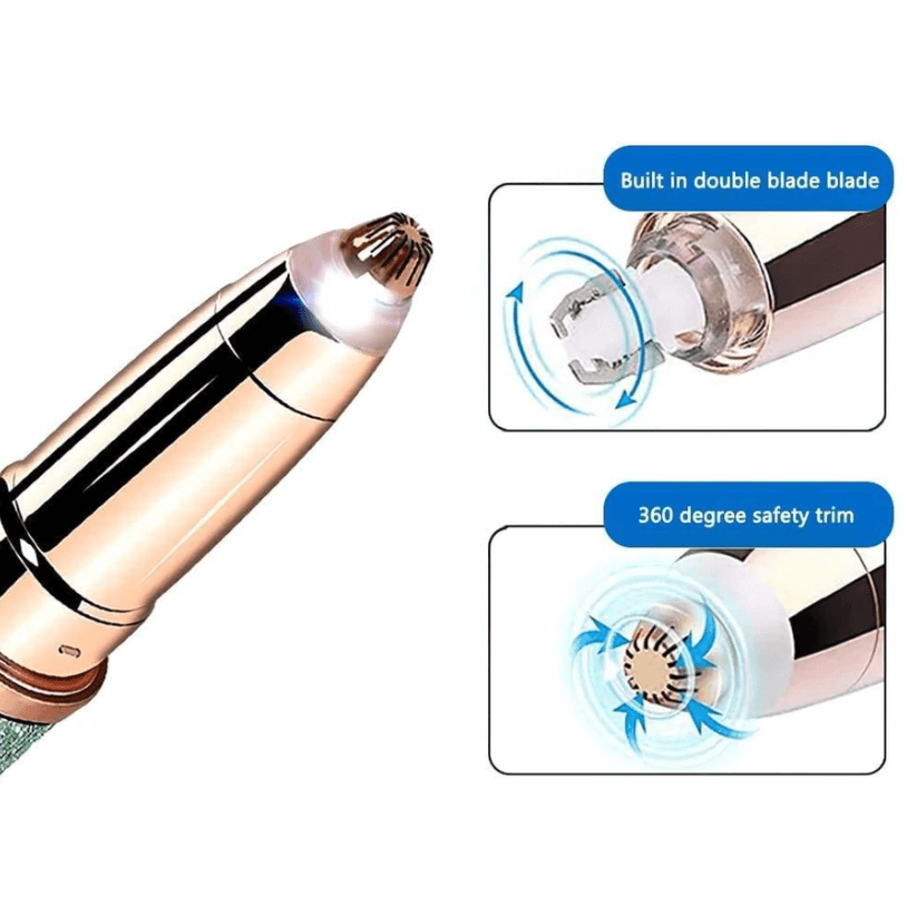 PrecisionBrow Electric Eyebrow Epilator – Painless Hair Remover for Flawless Brows