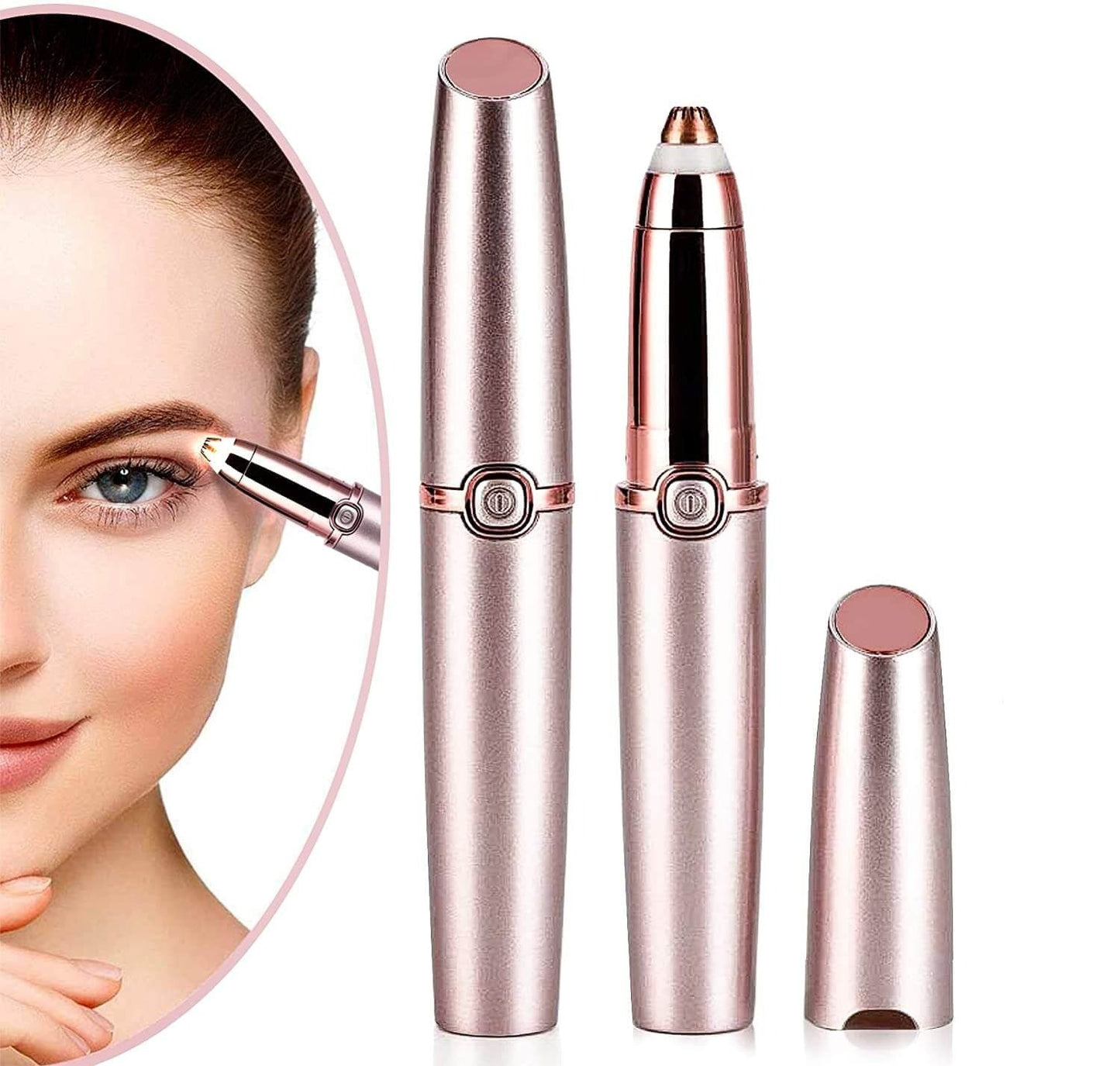 PrecisionBrow Electric Eyebrow Epilator – Painless Hair Remover for Flawless Brows