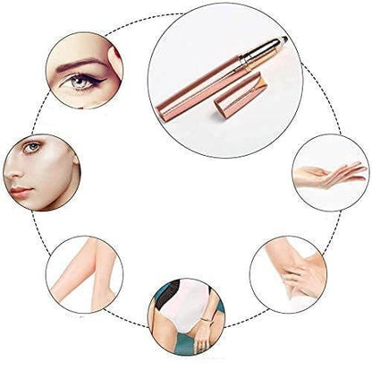 PrecisionBrow Electric Eyebrow Epilator – Painless Hair Remover for Flawless Brows