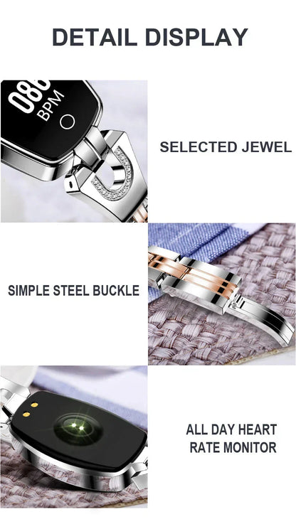 Waterproof Fitness Tracker – Smart Bracelet for Women