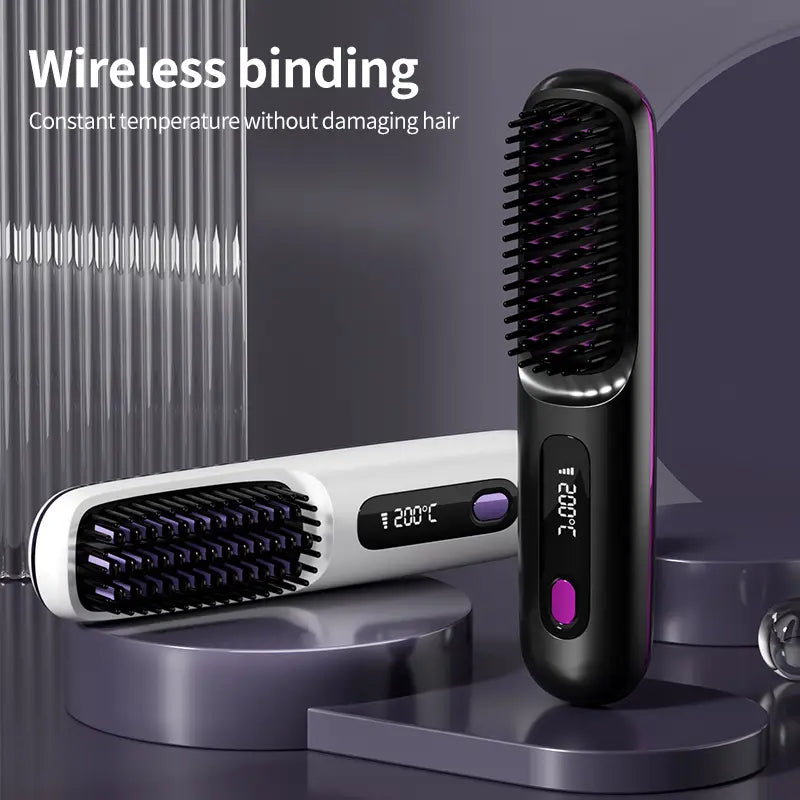 Portable Hair Styling Brush | Smooth & Healthy Hair Anytime, Anywhere