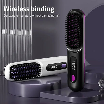 Portable Hair Styling Brush | Smooth & Healthy Hair Anytime, Anywhere