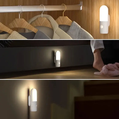 Smart Motion Sensor Night Light – 3-in-1 Rechargeable Wall & Torch Light