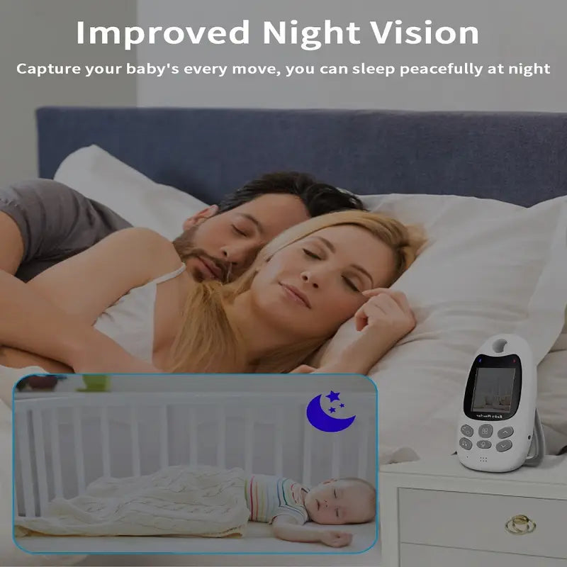 LittleGuard Baby Monitor – Wireless Video & Audio Monitor with Night Vision & Two-Way Talk